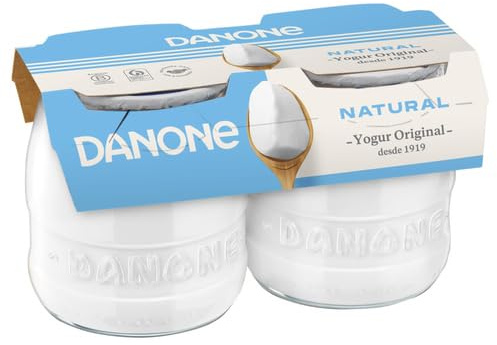 DANONE YOGUR Y POSTRE ORIGINAL VIDREO 2X130g. (PACK 6 Und.) (NATURAL)
