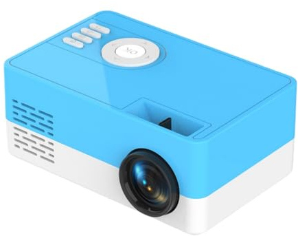 Mini proyector portátil de video-proyector, proyector de teléfono 1080P Full HD compatible, proyector de cine en casa, proyector pequeño compatible con varios periféricos (misma versión de