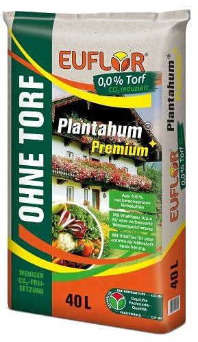 Euflor Plantahum Premium ohne Torf 40 Liter