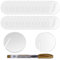 EIHI marqueur verre - 30 pièces marqueurs d'identification+1 marqueur de verre - rond transparent Boisson Étiquettes - Marqueurs pour Boissons Acrylique - Fête Boisson Étiquette