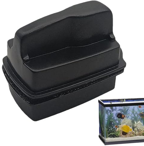 Nettoyeur magnétique pour aquarium - Grattoir d'algues pour aquarium, aimant d'aquarium | Nettoyeur d'aquarium double face, nettoyeur de verre d'aquarium avec aimant d'éraflure CleNo, CE