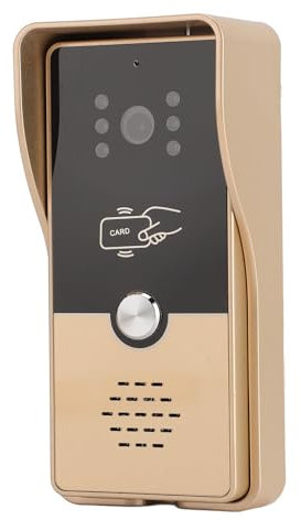 Wired Video Intercom System, Video Doorbell with 7 Display, Two-Way Intercom System, Night Vision, Video Door Phone for Villa Home Office Apartment (UK Plug)