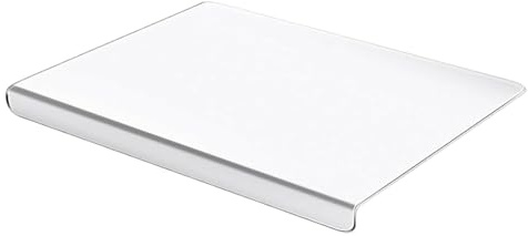 Rutschfestes Acryl-Schneidebrett, transparentes -Schneidebrett, Thekenschneidebrett, stabile Acrylplatte mit Thekenlippe für sichere Zubereitung von Lebensmitteln in der Küche