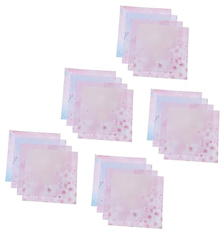 SHINEOFI 1 Jeu En Origami Fil Floral Bouquet De Papier D'emballage Papier Coloré Carte De Fleurs En Origami Paper Carré De Bricolage Pliant Carré 200 Feuilles