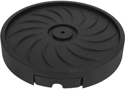 WRITWAA Pflanztablett mit Rollen und abnehmbarem Untersetzer, 30 cm (12 Zoll) großer Kunststoff-Pflanzenroller zum Bewegen Schwerer Blumentöpfe, schützt den Boden auf Terrasse, Balkon und im Garten.