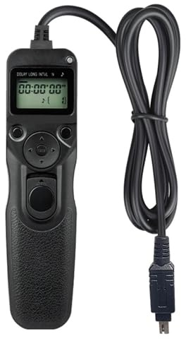 Compatibile con Nikon D80/D70/D70S - Telecomando LCD con intervallometro e timer digitale for scatto dell'otturatore