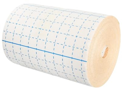Fixierpflaster Rolle Stretch 10cm x 10m, Atmungsaktives Vliesstoff Verband Klebeband für Wundverband, Selbstklebender Verband Rollenpflaster als Weiches Verbandsmaterial, Hautfarben