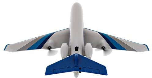 Dilwe RC Segelflugzeug, mit Gyroskop für stabile Flüge, EPP Schaum Flugzeug, 3 Kanäle, 2,4 GHz, for Anfänger, Erwachsene, Indoor Parkflug und Lerntraining