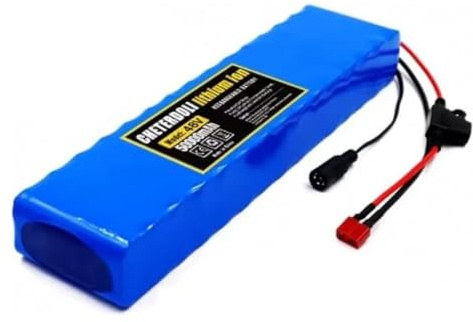 Batteria Al Litio Da 48 V E 50 Ah Per Biciclette Elettriche E Monopattini Elettrici, Batteria Agli Ioni Di Litio Per Biciclette Elettriche, Con BMS Integrato, Resistente All'invecchiamento T+DC