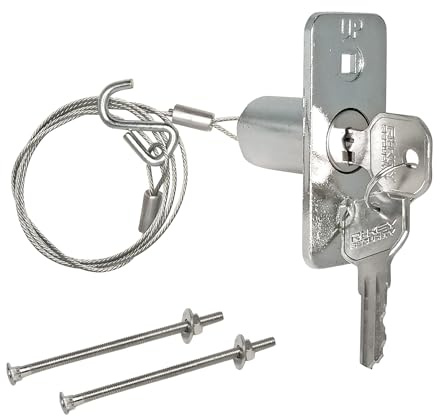Secure Universal Garage Door Opener Emergency Disconnect Release Key Lock Cable