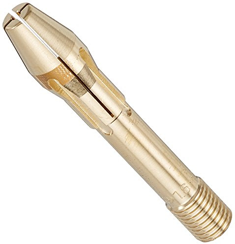 Abicor 775.0062 Binzel Elektrodenhalter für WIG-Schweißbrenner, Durchmesser 1,6 mm, Länge 56 mm, 5 Stück
