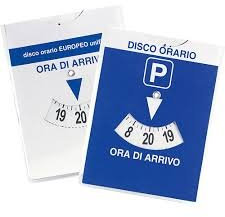 DISCO ORARIO EUROPEO F.TO 14,5 X 11 CM - 1 PEZZO