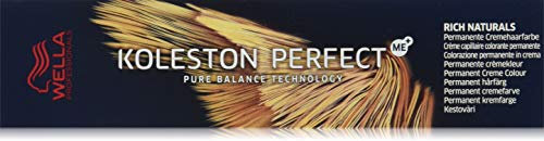 Wella Professionals Koleston Perfect Rich Naturals - Permanente Haarfarbe - Professionelle Coloration mit bis zu 100% Grauabdeckung & Me+ Farbtechnologie – 7/18 Mittelblond Asch‑Perl, 60ml