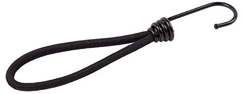 perdix 25 STK Planenspanner mit Haken schwarz 13 cm, für Planen | Netze | Banner | Expanderschlingen | Planenspanner | Gummispanner | Spannhaken