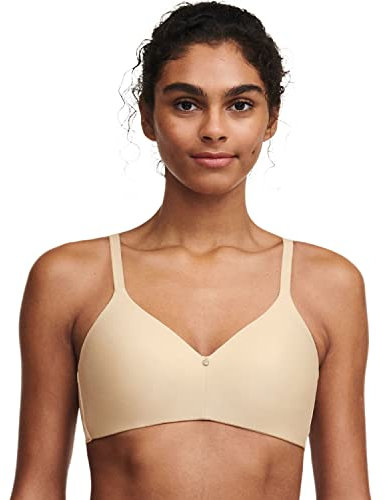 Chantelle C COMFORT, Bügelloser T-shirt BH, Unnsichtbare Unterwäsche für Damen, Nude, 70F