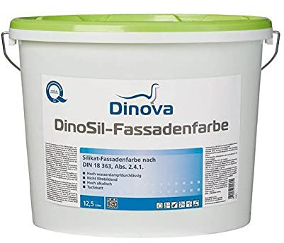 Dinova Dinosil Fassadenfarbe 12,5 Liter weiß