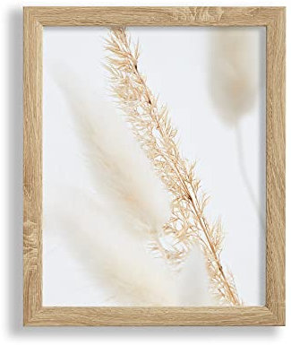 Vogel Design Bilderrahmen Arne 33 x 98 cm Sonoma Eiche MDF mit entspiegeltem 1 mm Kunstglas - Farbe und Größe frei wählbar