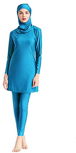 ABEUTY Muslim Swimsuit for Women Modest Swimwear Burkini Full Suit Plus Size Islamic Hijab Swimming Costume