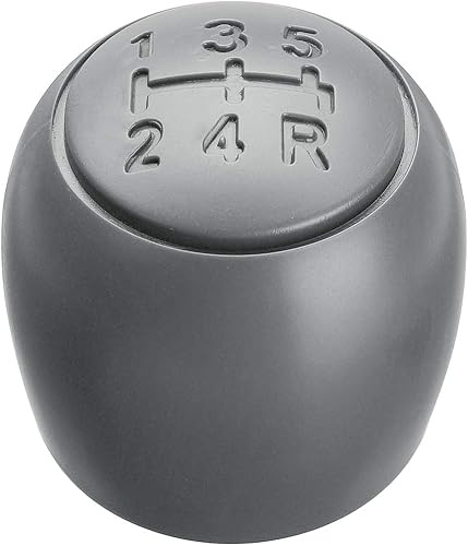 OBEST Auto Schaltknauf 5 Gang Schaltknäufe Handball | Austauschbarer Schalthebel Handball Car Gear Shift Knob für Fiat 500 500c Panda 2003-2012