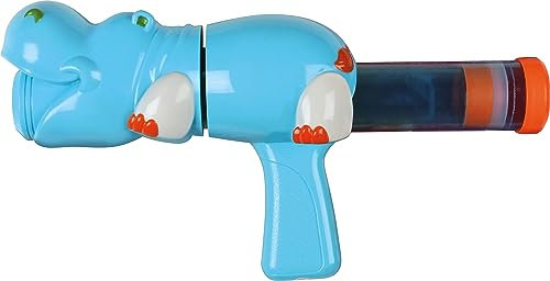 Sunflex Animal Popper Türkis | Softball Blaster | Popper Pistole | schießt weiche Schaumstoffbälle durch Pumpen | sehr robust und langlebig | für Kinder ab 6 Jahren