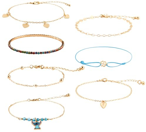 Disney Bracelet Fille Stitch, Ensemble Bijoux Enfant Fille Ado
