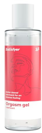Satisfyer Orgasmus Gel | Wasserbasiert für Frauen | 100 ml | Stimulierend und Langanhaltend | Kondomverträgliches Sex-Lube | Gleitgel für mehr Spaß