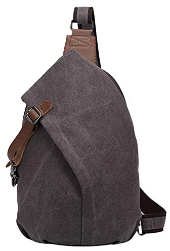Herren Kuriertasche, modisch, Retro, neues Muster, große Kapazität, praktischer Reißverschluss, lässige Umhängetasche, College-Taschen für Damen mit, coffee, Einheitsgröße