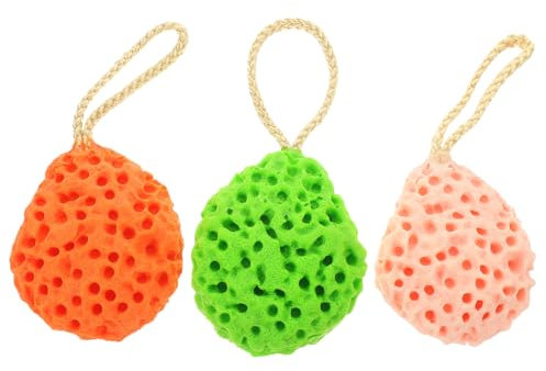 PLAFOPE 3stücke Komprimierte Gesichts-exfoliationsschwämme Sanfte Reinigungsschwämme Für Gesicht Entfernen Von Make-up Hautpflege Für Dusche Und Unterwegs