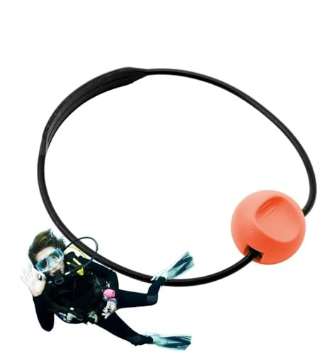 Ziennhu Tauchflaschenklopfer, Tauchflaschenklopfer, Elastisches, tragbares Unterwassersignalgerät für Taucher, Geräuschmacher, Tauchzubehör, Tauch-Schlagball, Tauchzylinder-Klopfball