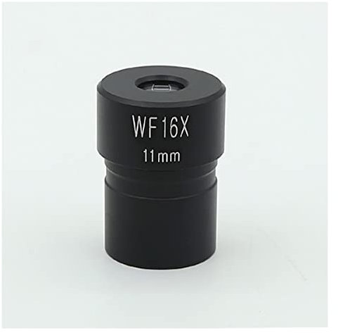 Mikroskopzubehör 1 stücke 10x 16x. Weitwinkel-Okular mit 23,2-mm-Montagegröße Haltbarkeit und zuverlässige Leistung(16X)