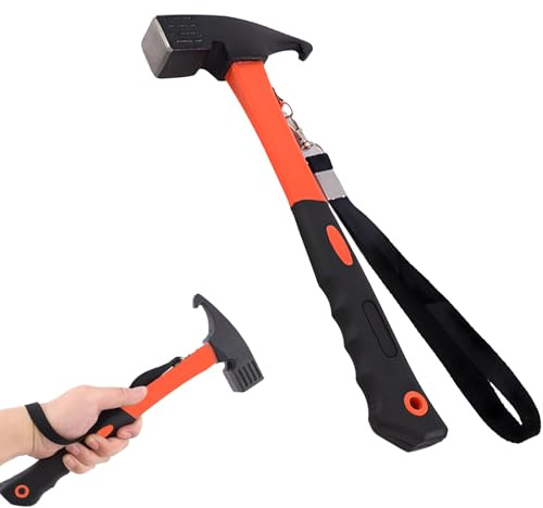 Camping Hammer Tent Peg Puller Fixed Belt Tent Hammer