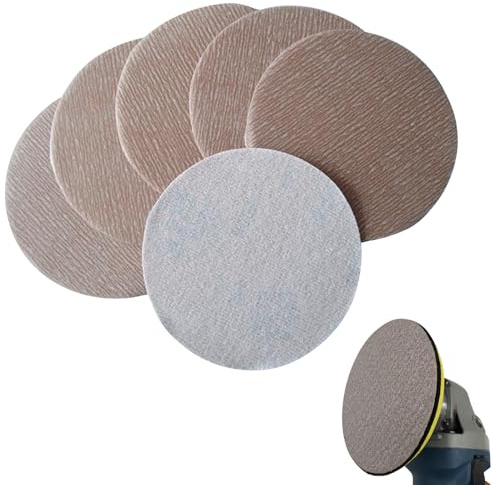 Sanding Discs, 35Pcs Sanding Pads, 125mm Sandpaper Sheet Mesh Sandpaper 80 100 120 180 240 320 400 Grit for Drywall Sander Random Orbital Sander Car Wood Furniture Floor
