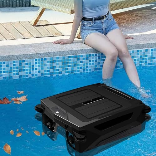 Skimmer De Piscina EléCtrico Solar Flotante Limpiador Para Piscinas Elevadas Y Enterradas, Desnatador AutomáTico RobóTico Con Estacionamiento AutomáTico Inteligente Y Potencia De Desnatador De