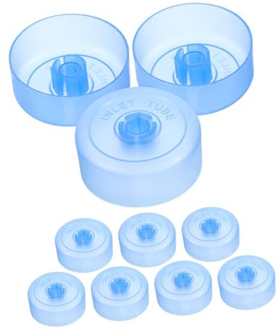 Healifty 10pcs Tea Strainer Cover Set Replacement Caps for Water Dispensers Plastic Bottles Effortless Finger Removal Dual Compatibility for Loose Tea Infusers and Mugs Covers