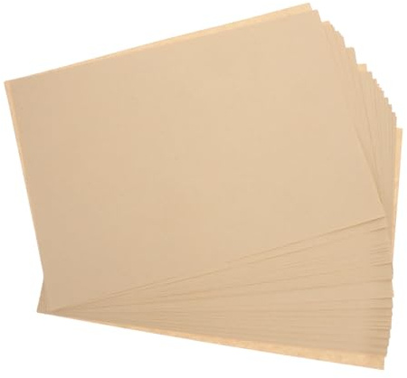 TOYZFRIENDY A4 Retro Parchment Paper Light Brown 90gsm 50 Sheets Vintage Letter Writing Paper for Certificates Diplomas Crafts Office Use