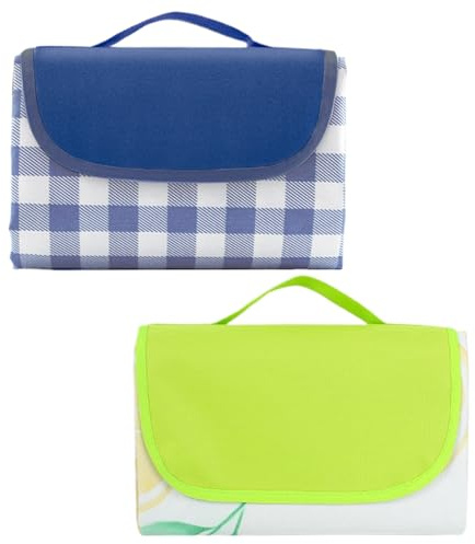 Tappeto All'aperto, Coperte Da Picnic Impermeabile, Tappetino Da Campeggio, Tappeto Da Campeggio, Tappetino Non Slittamento Pieghevole A Terra Impermeabile Con Manico 78x78 Pollici Per Il Portico