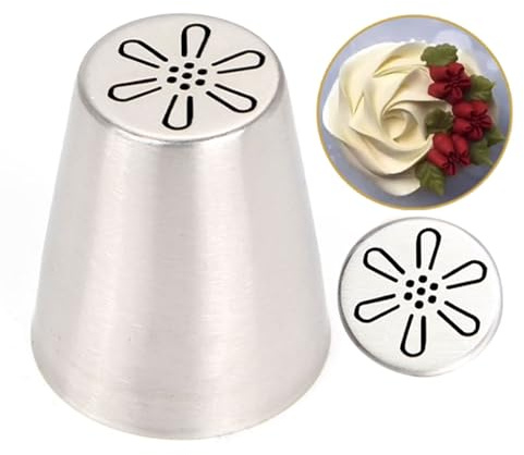 XL Piping Nozzle Extra Large 304 Stainless Steel Decorating Tip for Mashed Potatoes, Cream Bouquets Bean Paste