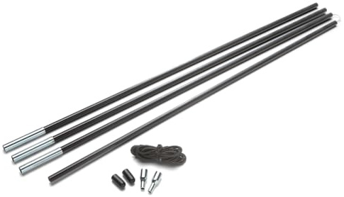 Relags Reparaturset Coghlans Fiberglaszeltstange, schwarz, One Size, 381490