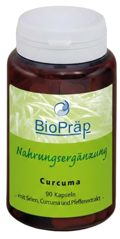 BioPräp Curcuma Kapseln | 90 Zellulose Kapseln