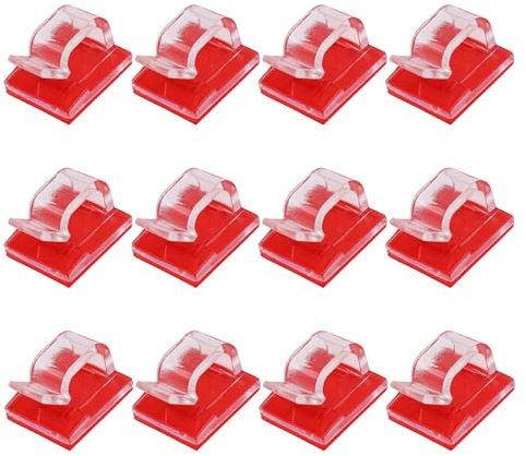 Kabelhalter Selbstklebend,50 Stücke Outdoor Kabelclips,Kabelführung Organizer für Kabelmanagement - Kabelbefestigung Lichterkette