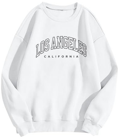 Women Sweatshirt Hoodie Christmas Long Sleeve Shirt for Women Cute Jumpers Plus Size Clothing for Women Fluffy Jacket Hoodies for Women Long Sleeve Top Duffle Coat （White, XXL