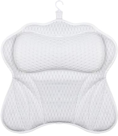 Badkuddar För Badkar, Avslappnande Badkuddar för Badkar, Huvud- och Nackstöd Andningsbar Headrest för Badrum Dusch Lägenhet Hotell