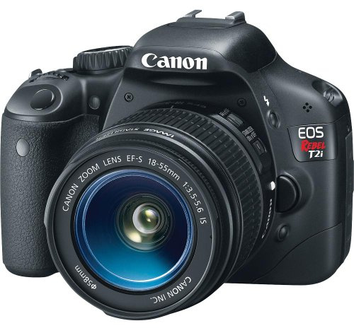 Canon EOS Rebel T2i DSLR Camera with EF-S 18-55mm f/3.5-5.6 IS Lens (OLD MODEL)