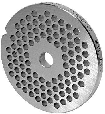 Inox Foro Disco GR. 32 – 6,0 mm Foro – per tritacarne con misura 32