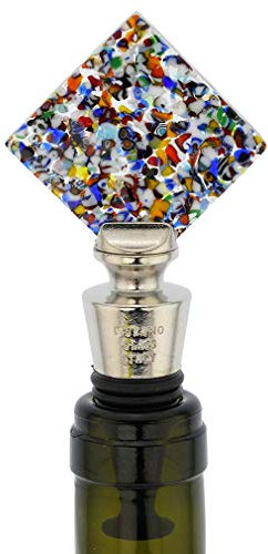 Murano Glass Multicolor Diamond Flaschenverschluss