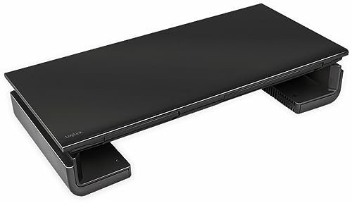 Logilink Rehausseur de Moniteur TV Ergonomique - Charge maximale : 25 kg - Longueur : 42-52 cm