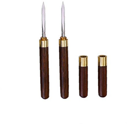 1pc Startseite Durable EIS Nadel Auswahl Holzgriff Edelstahl Eispickel Für Barzubehör Zufällige Farbe