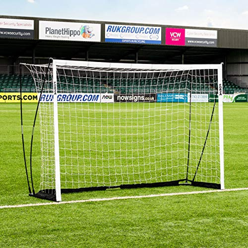 FORZA But de Football Pliable Proflex | Poteaux Portatifs pour Entraînements et Matchs de Foot [7 Tailles] (2,4m x 1,5m)