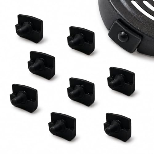 Compatible with COSORI Dual Blaze - 8 Replacement Rubber Feet for Air Fryer Made of BPA Free Silicone - Heat Resistant up to 230°C - Non-Slip Replacement Parts for Grill Grate/Basket