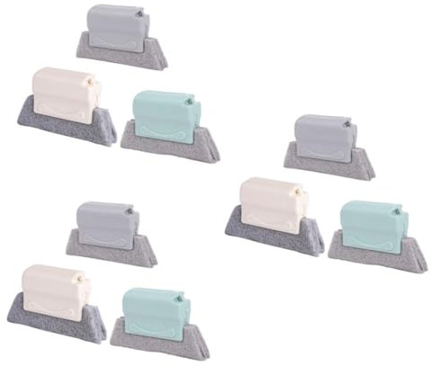 MAGICLULU 9pcs Safe Material Brush Easy to Frames Countertops Sinks Window Gap Cleaning Random Color